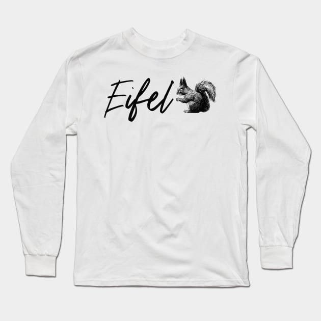 Eifel Eichhörnchen Natur Long Sleeve T-Shirt by Foxxy Merch